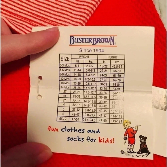 Vintage Buster Brown Christmas Dress Size 5 - Picture 2 of 5